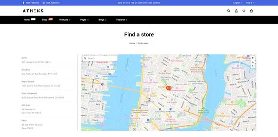 Store locator