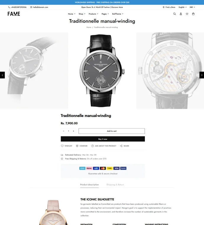 Slider full-width