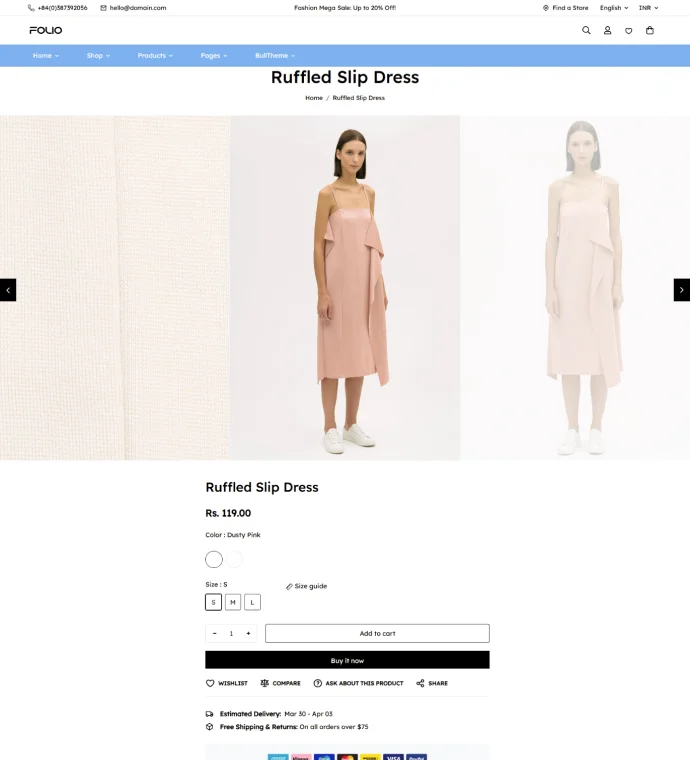 Slider full-width