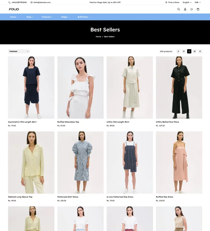 Hidden sidebar