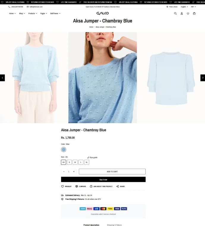 Slider full-width