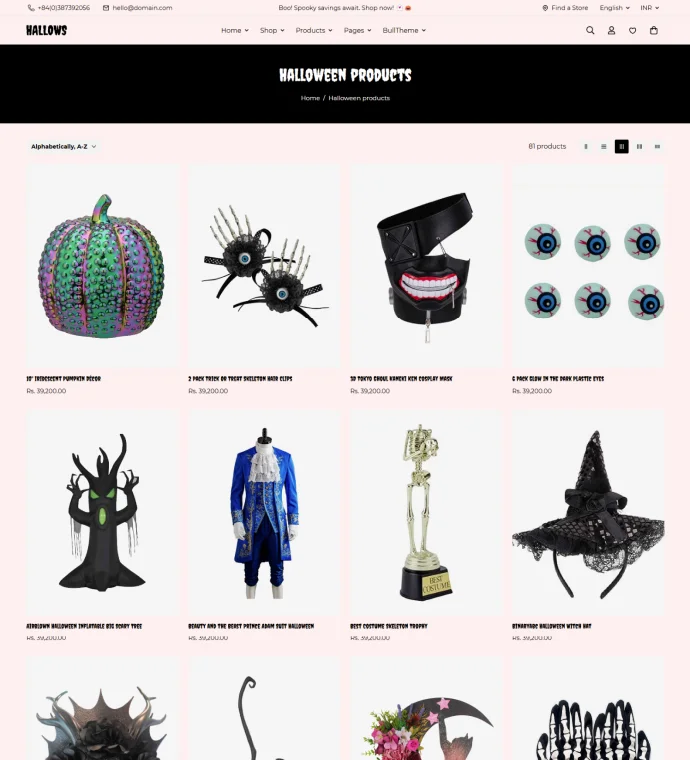 Hidden sidebar