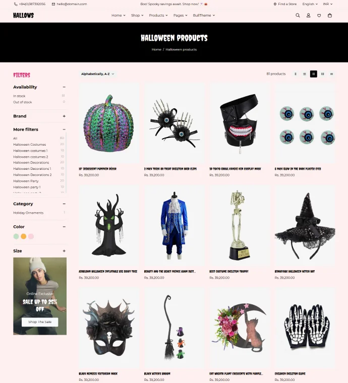 Left sidebar