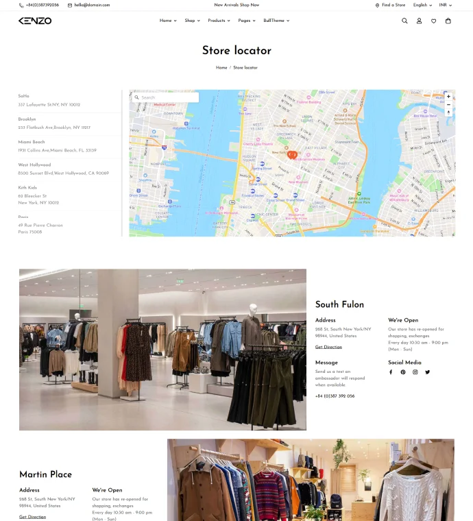 Store locator