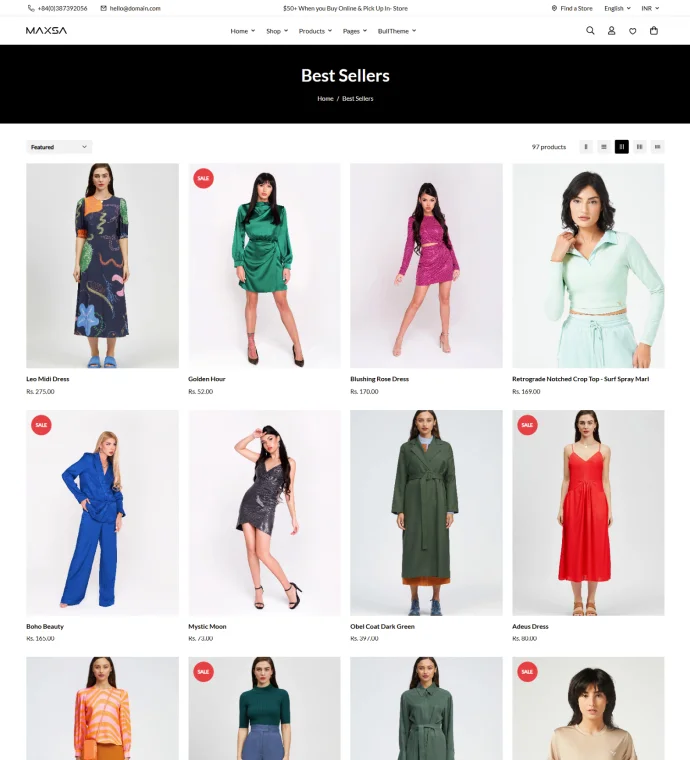 Hidden sidebar