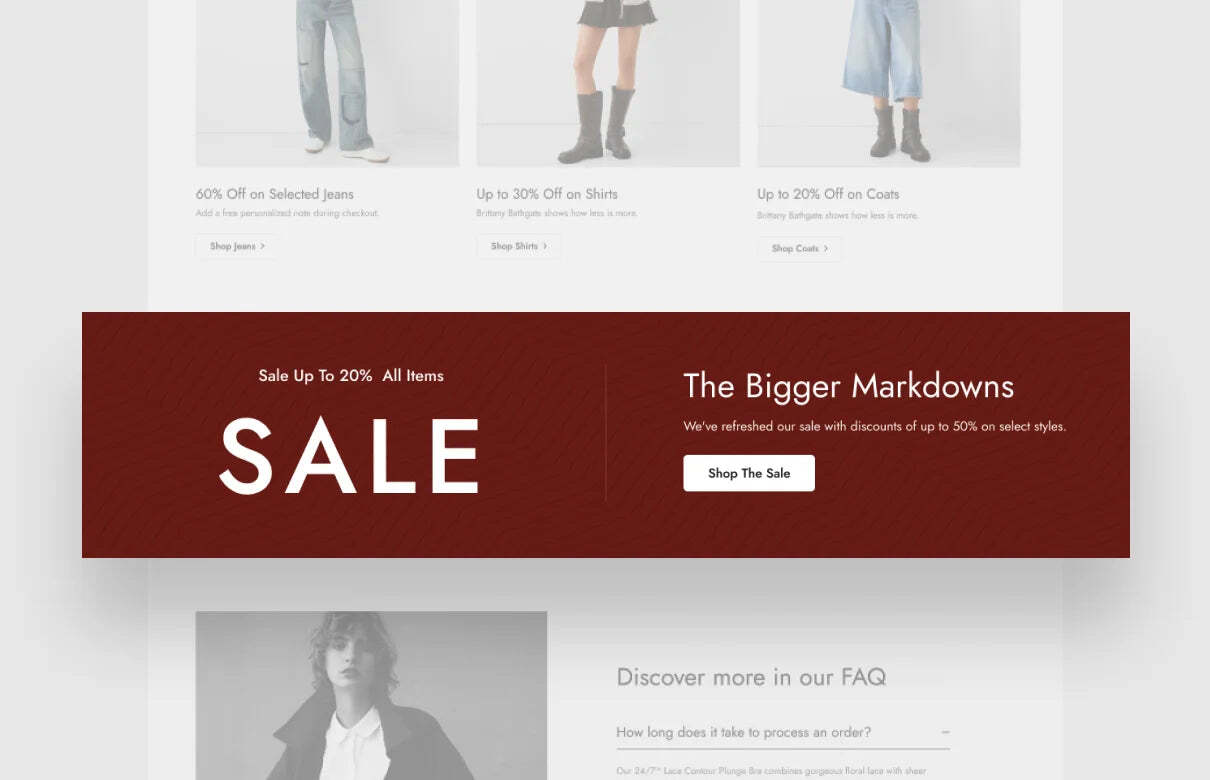 Target - promote - sell more with Promotion Banner
