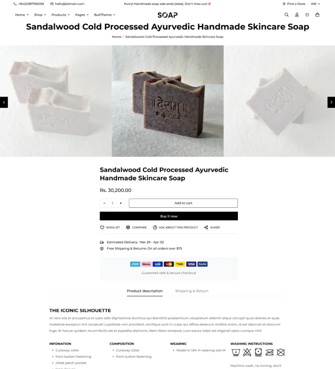 Slider full-width
