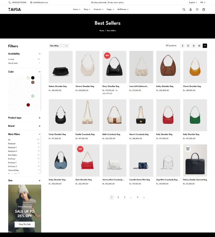Pagination page