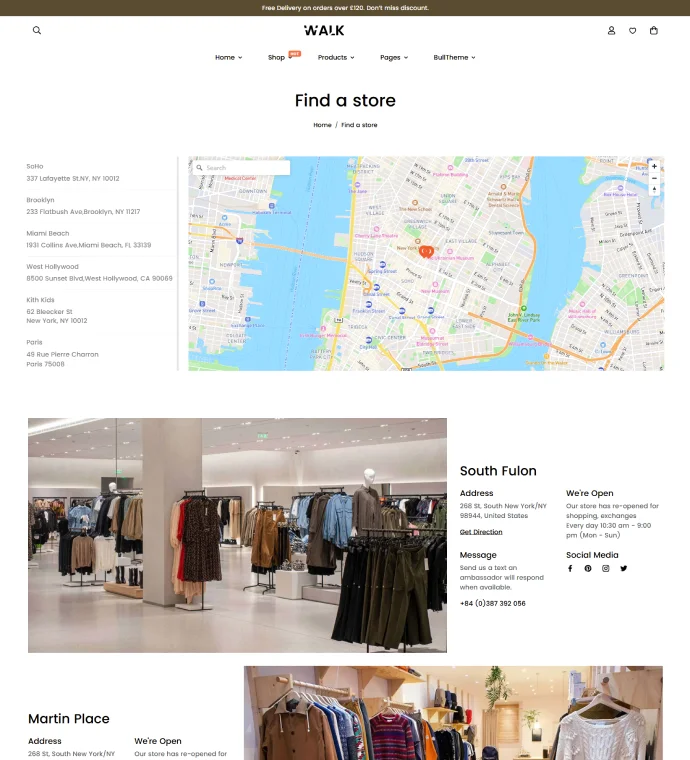 Store locator